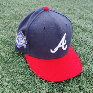 Atlanta Braves Low Profile Fitted Hat